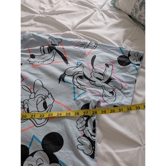 Disney Mickey Mouse T-shirt Women's XL Blue Pink Goofy Daisy Minnie Characters - Picture 11 of 14